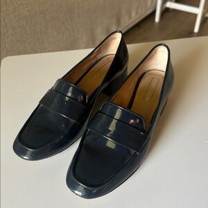 Antonio Melani Ashville Leather Loafer Women’s Size 6.5 Navy Blue